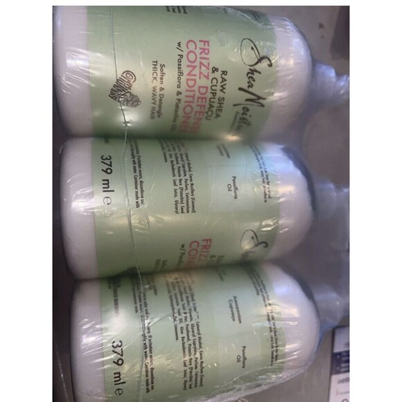 3 Shea Moisture Raw Shea & Cupuacu Frizz Defense Conditioner - Picture 1 of 2